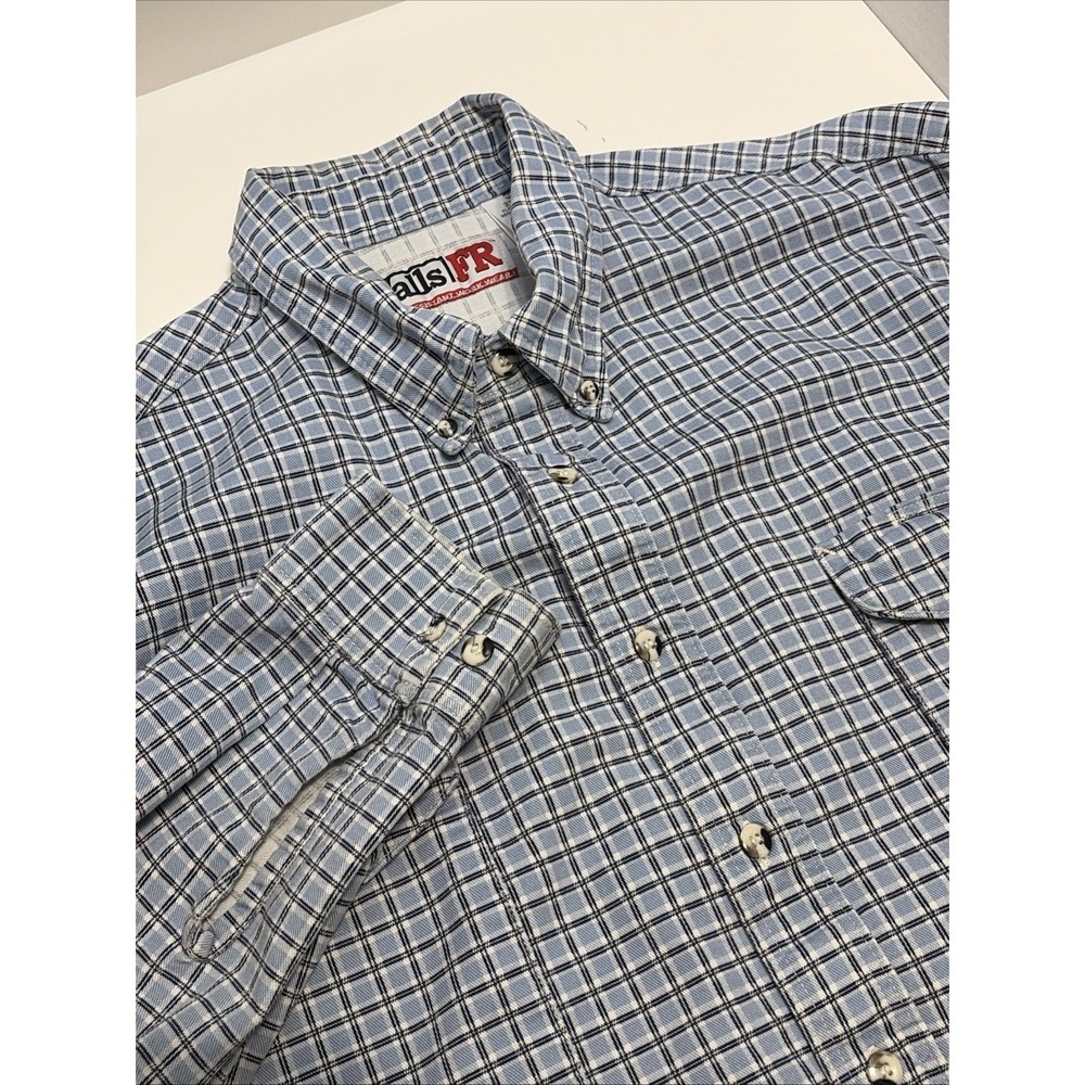 Walls FR Workwear Men's 2XL Long Sleeve Shirt HRC 2 Flame Resistant 2112 *Read